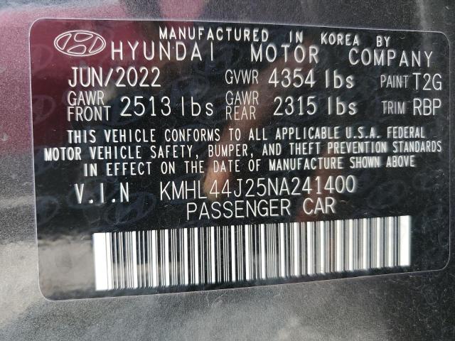 2022 HYUNDAI SONATA SEL - KMHL44J25NA241400