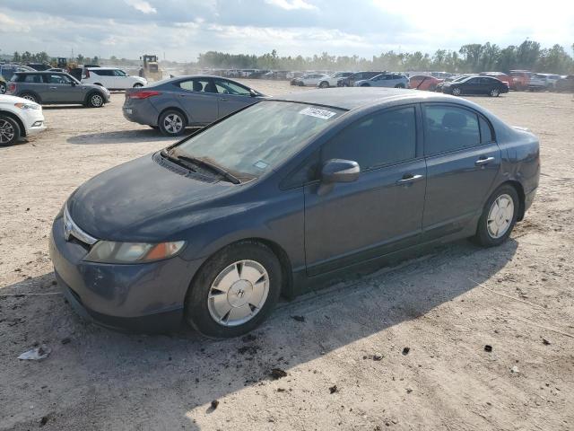 HONDA CIVIC HYBR 2006 blue sedan 4d hybrid engine JHMFA36226S013510 photo #1