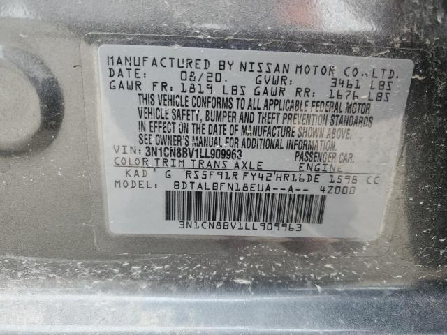 2020 NISSAN VERSA S 3N1CN8BV1LL909963  71500734