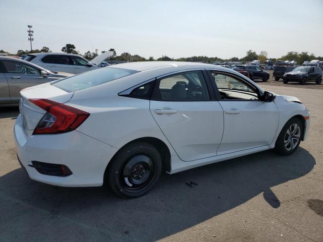 HONDA CIVIC LX 2018 white  gas 2HGFC2F54JH530180 photo #4