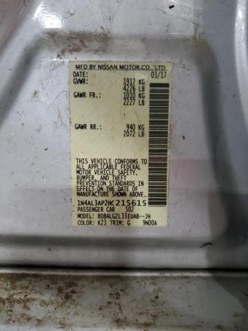 2017 NISSAN ALTIMA 2.5 - 1N4AL3AP2HC215615