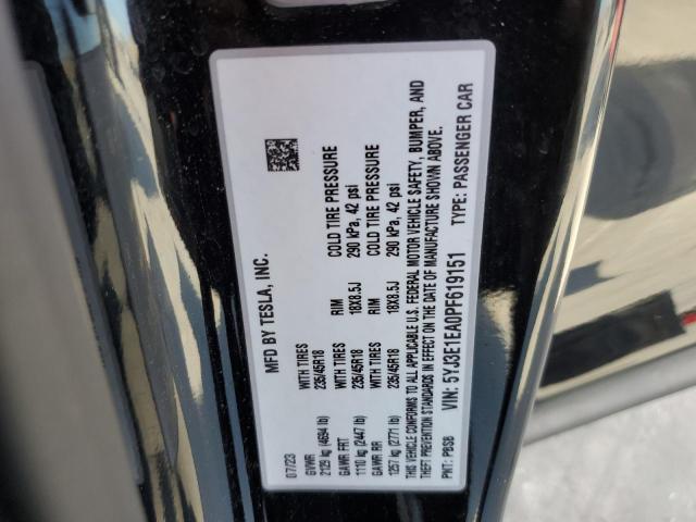 2023 TESLA MODEL 3 - 5YJ3E1EA0PF619151