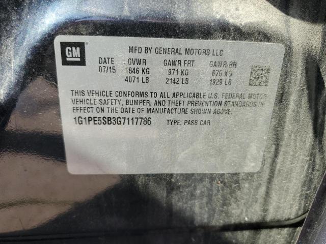2016 CHEVROLET CRUZE LIMI - 1G1PE5SB3G7117786