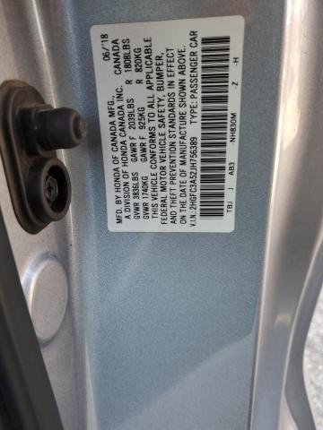 2018 HONDA CIVIC SI - 2HGFC3A52JH756389