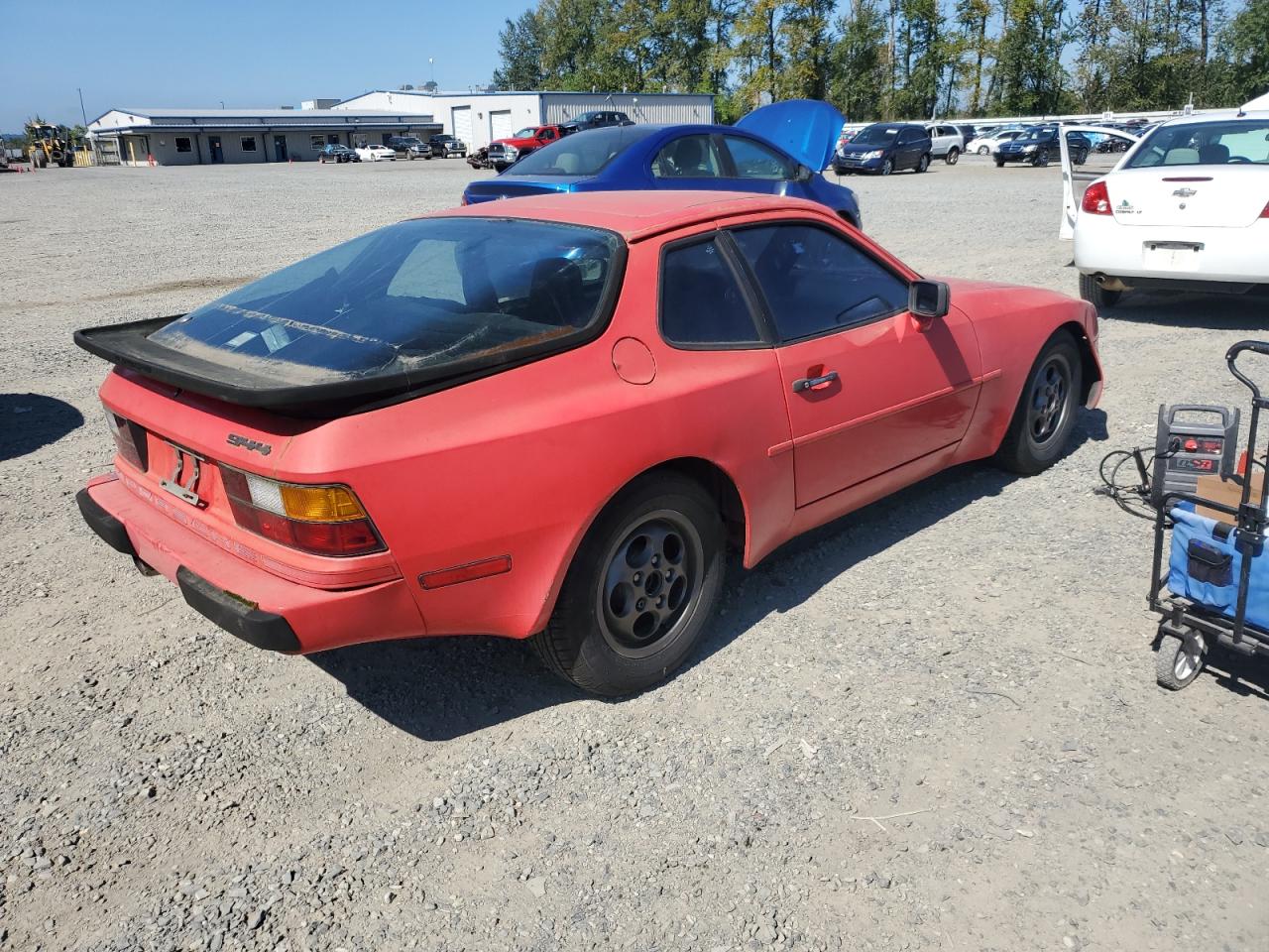 PORSCHE 944 1985 red  gas WP0AA0940FN473481 photo #4