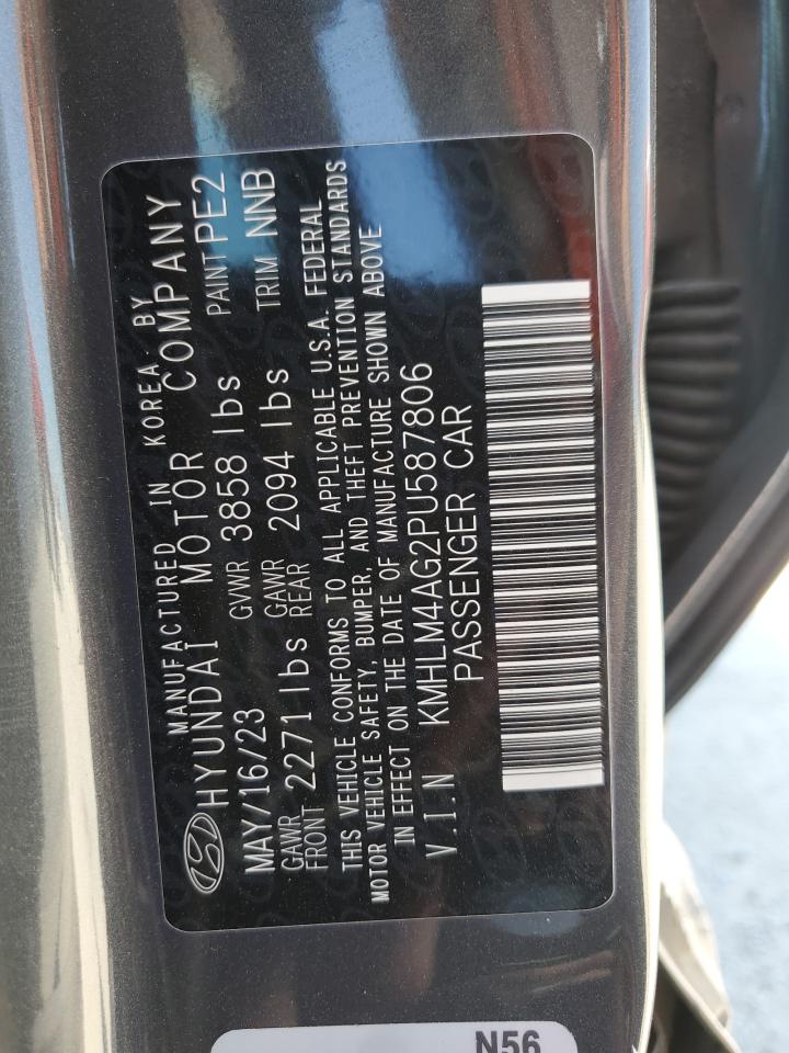 Lot #2943166419 2023 HYUNDAI ELANTRA SE