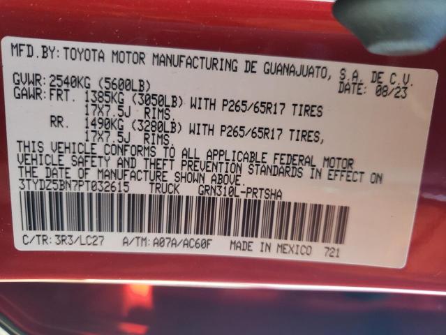 2023 TOYOTA TACOMA DOU - 3TYDZ5BN7PT032615