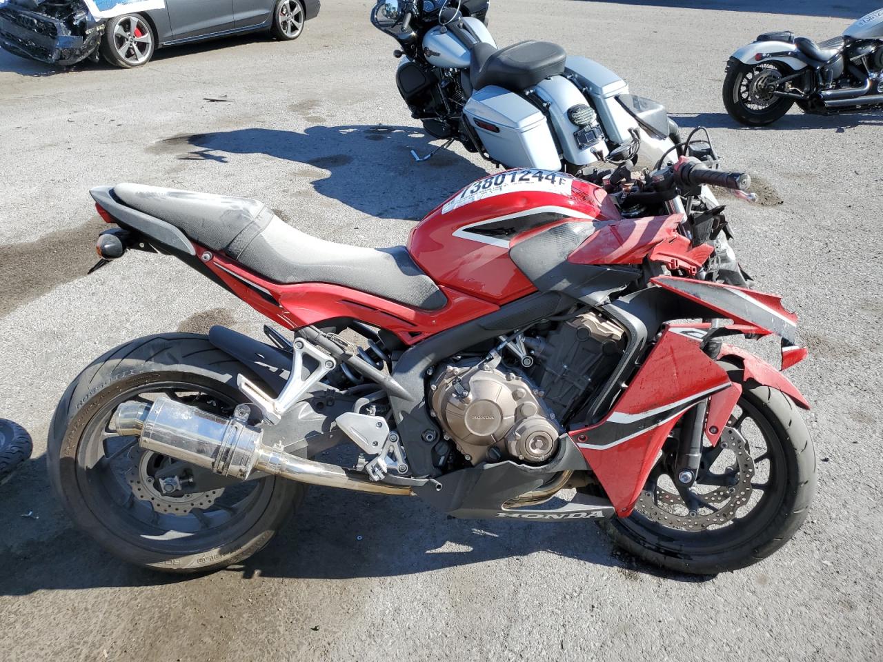  Salvage Honda Cbr Cycle