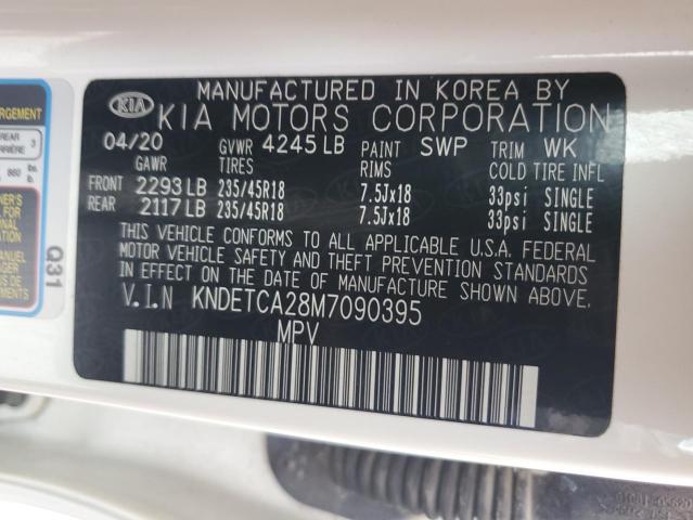 2021 KIA SELTOS SX KNDETCA28M7090395  71968964