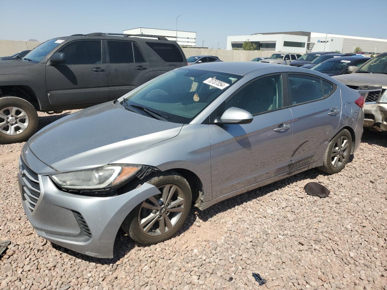 HYUNDAI ELANTRA SE 2017 gray  gas 5NPD84LF9HH139320 photo #1