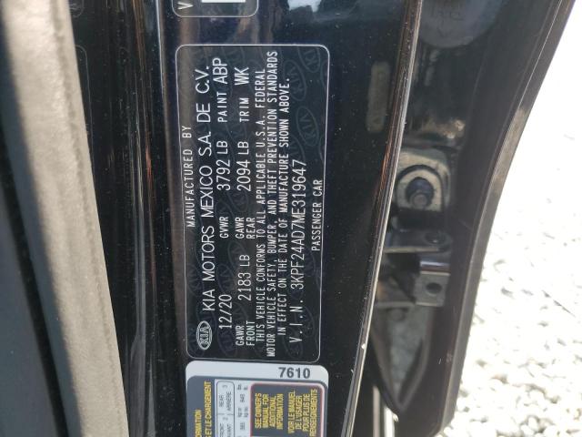 2021 KIA FORTE FE - 3KPF24AD7ME319647