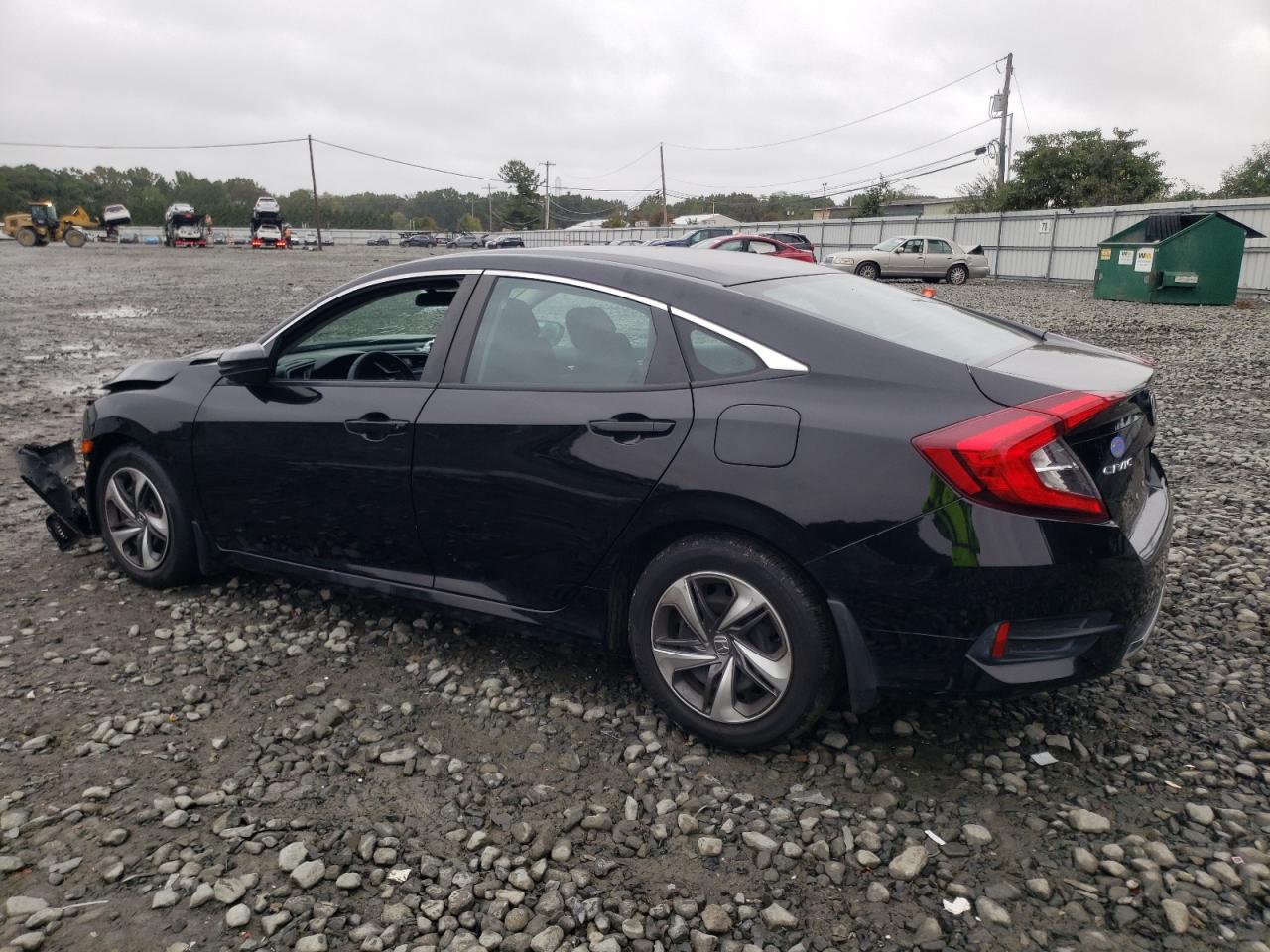 Lot #2945374472 2020 HONDA CIVIC LX