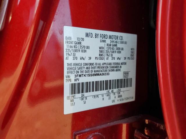 2021 FORD MUSTANG MA - 3FMTK1SS8MMA06333