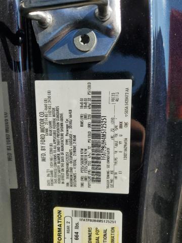 2021 FORD MUSTANG - 1FATP8UH4M5125251
