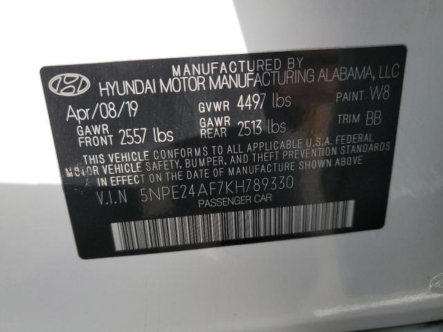 2019 HYUNDAI SONATA SE - 5NPE24AF7KH789330