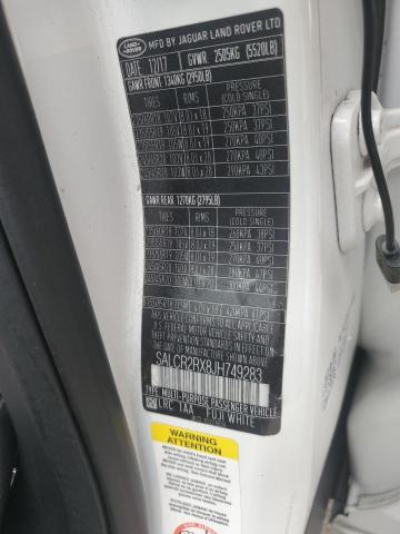 2018 LAND ROVER DISCOVERY - SALCR2RX8JH749283