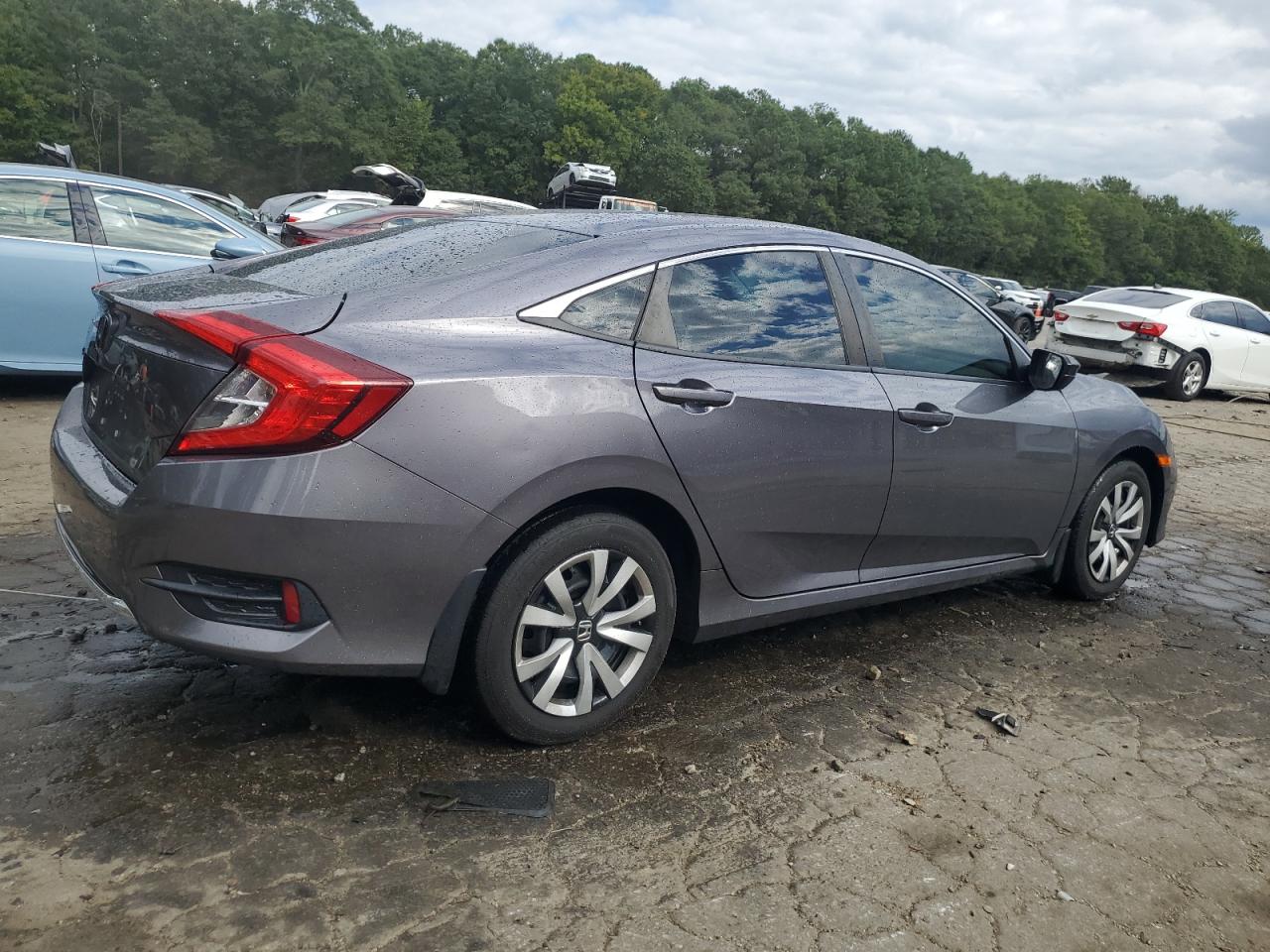 Lot #2940671446 2020 HONDA CIVIC LX