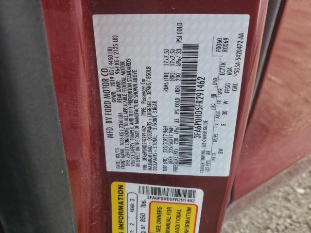 2015 FORD FUSION SE - 3FA6P0HD5FR291462
