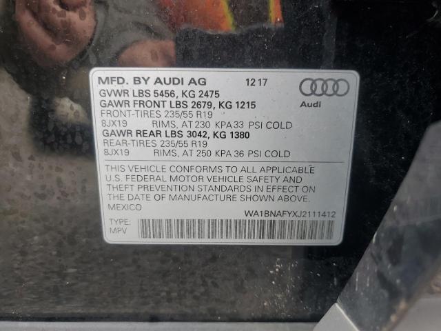 2018 AUDI Q5 PREMIUM - WA1BNAFYXJ2111412