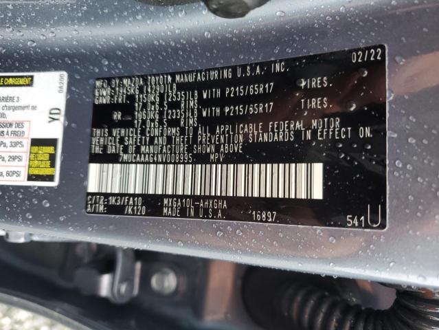 2022 TOYOTA COROLLA CR - 7MUCAAAG4NV008995