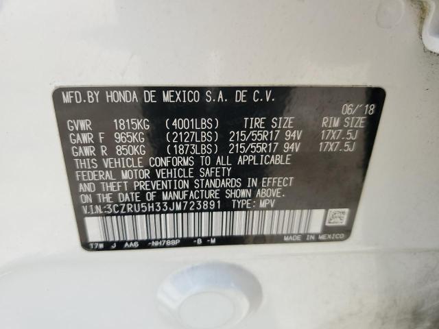 VIN 3CZRU5H33JM723891 2018 Honda HR-V, LX no.13