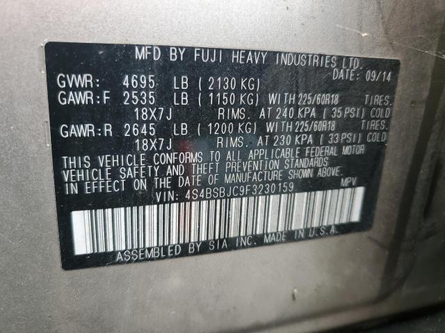 2015 SUBARU OUTBACK 2. - 4S4BSBJC9F3230159