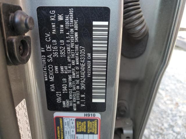 2022 KIA RIO LX - 3KPA24AD4NE431057