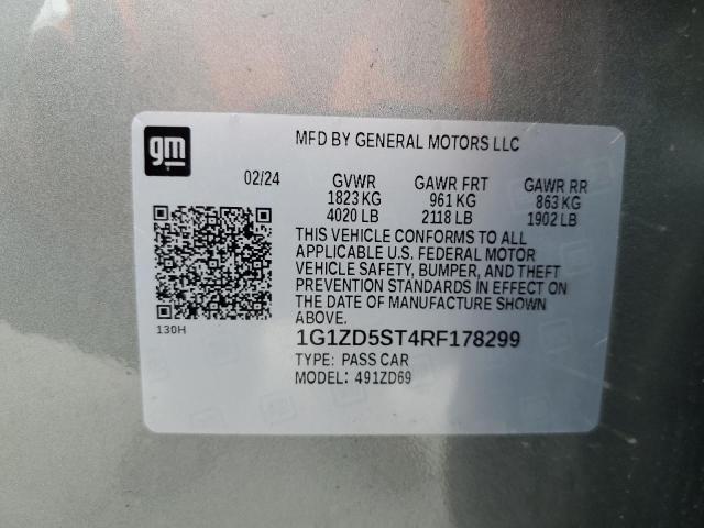 2024 CHEVROLET MALIBU LT - 1G1ZD5ST4RF178299