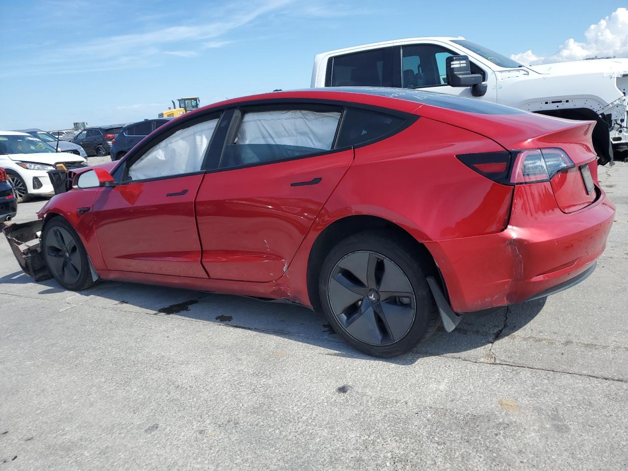 Lot #2955296562 2022 TESLA MODEL 3