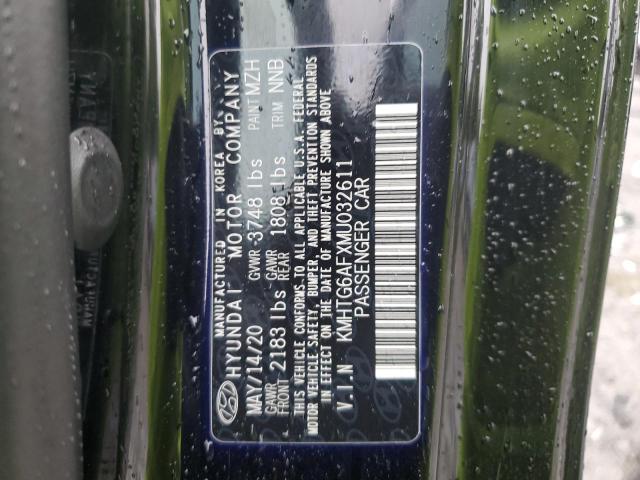 2021 HYUNDAI VELOSTER B - KMHTG6AFXMU032611