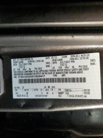 2015 FORD ESCAPE SE - 1FMCU0GX0FUB28417
