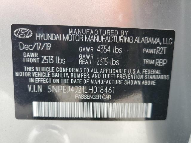 2020 HYUNDAI SONATA SEL - 5NPEJ4J21LH018461