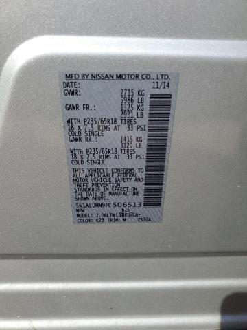 2015 INFINITI QX60 - 5N1AL0MN9FC506513