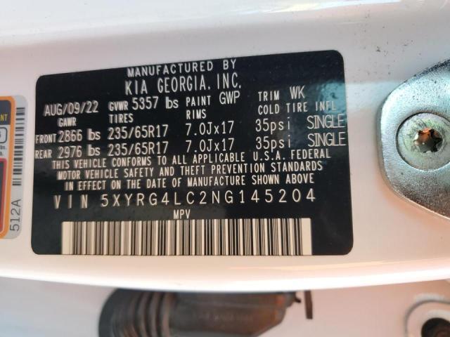 2022 KIA SORENTO LX - 5XYRG4LC2NG145204
