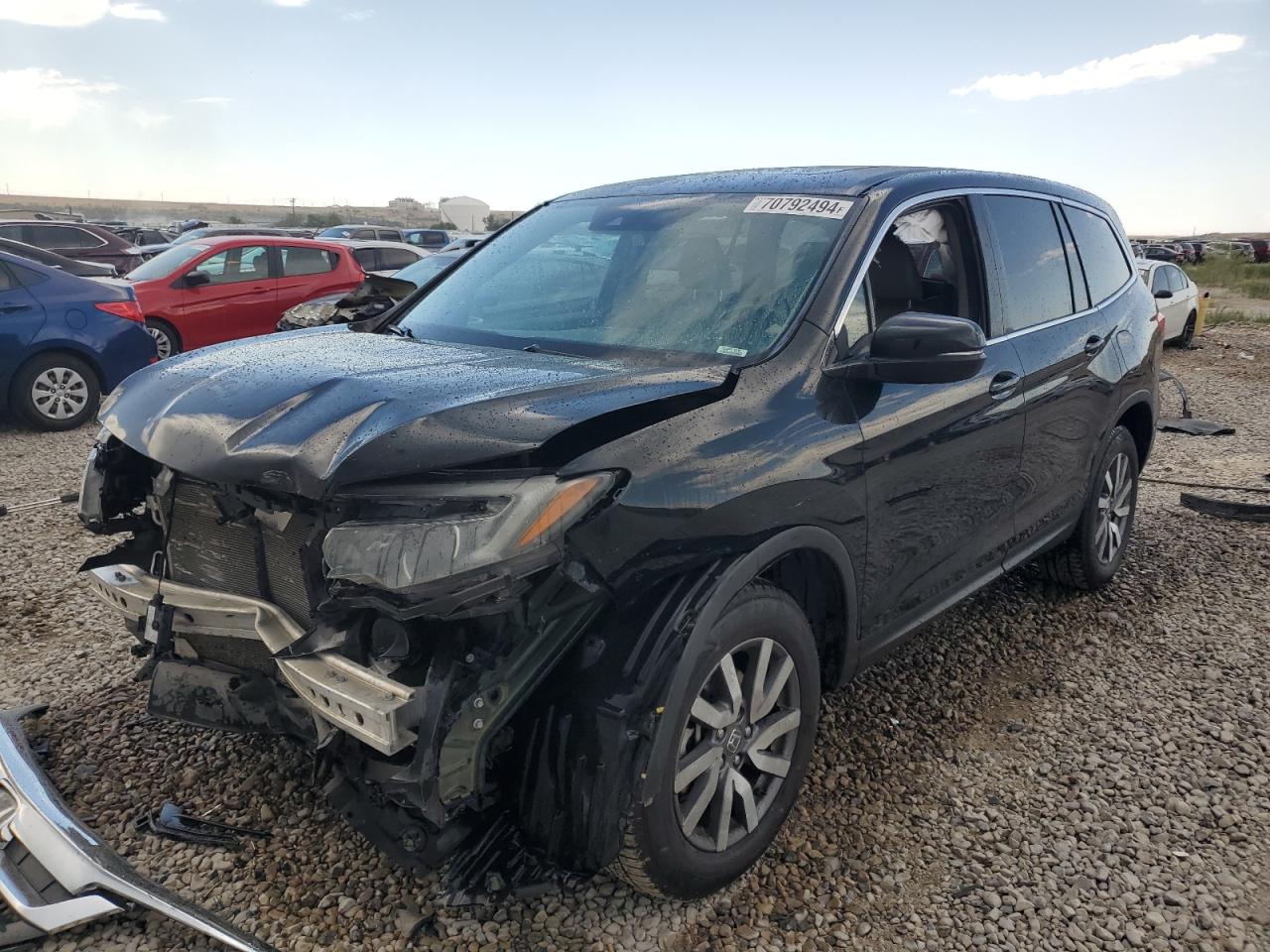 Lot #2838762656 2019 HONDA PILOT EXL