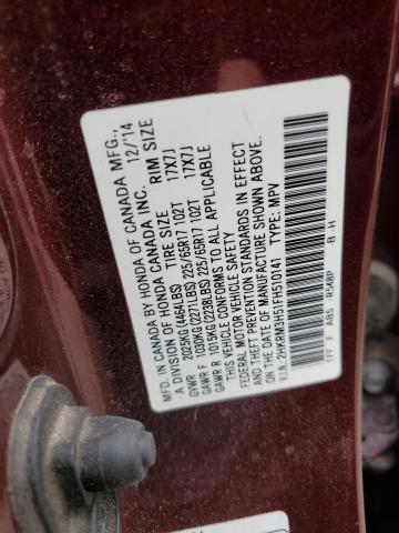 2015 HONDA CR-V EX - 2HKRM3H51FH510141