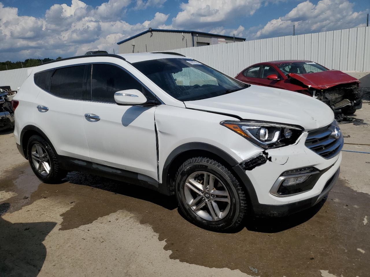 Lot #2928686804 2018 HYUNDAI SANTA FE S