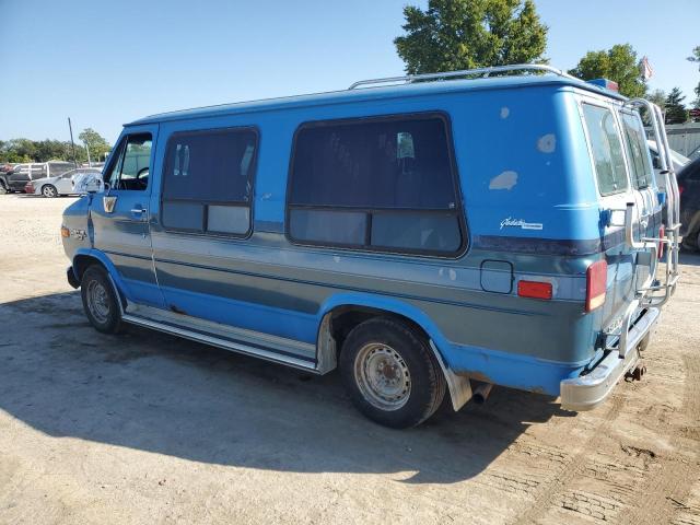 CHEVROLET SPORTVAN / 1987 blue  gas 1GBEG25K3H7136833 photo #3