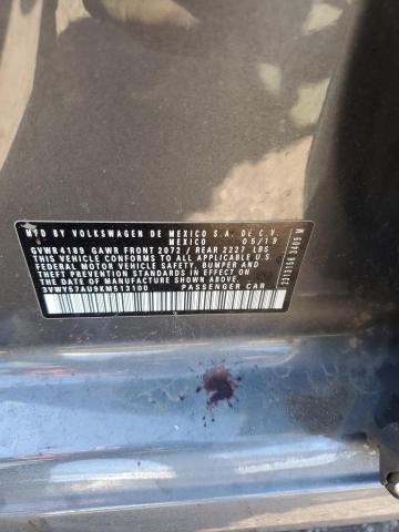 2019 VOLKSWAGEN GOLF SPORT - 3VWY57AU9KM513100