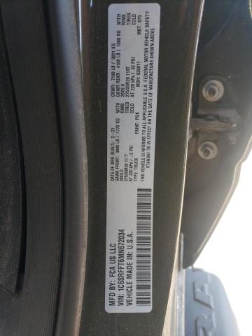 2021 RAM 1500 BIG H - 1C6SRFFT6MN672034