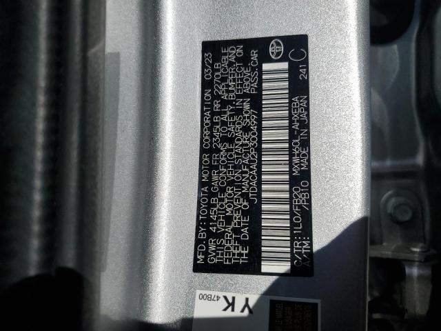 2023 TOYOTA PRIUS LE - JTDACAAU2P3004997