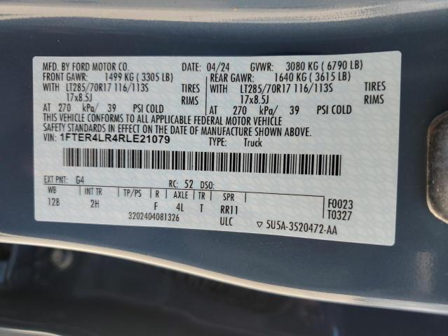 2024 FORD RANGER RAP 1FTER4LR4RLE21079