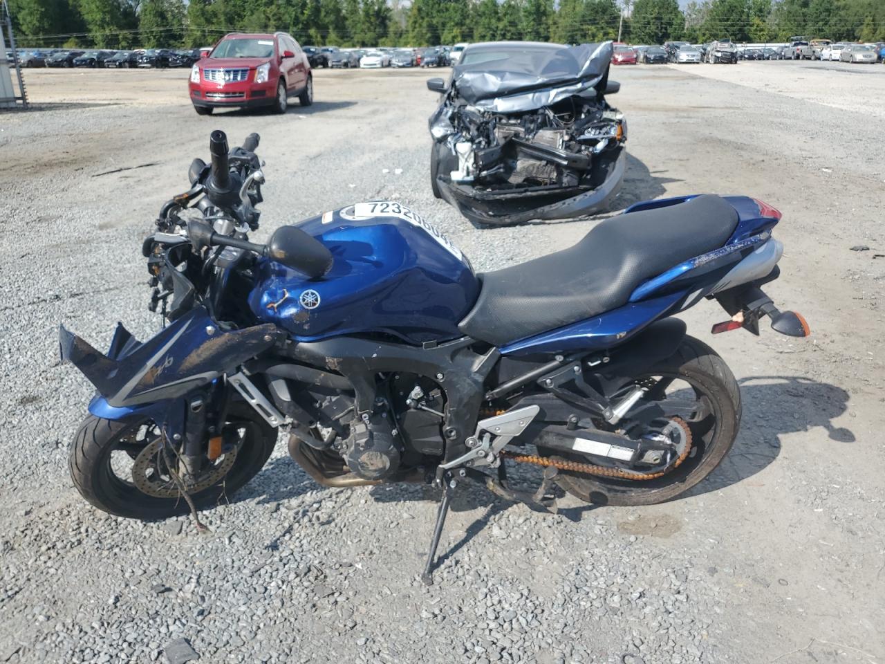 Lot #2919277620 2009 YAMAHA FZ6 SHG