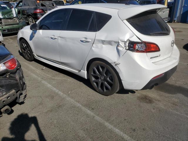 MAZDA SPEED 3 2013 white hatchbac gas JM1BL1L32D1736904 photo #3