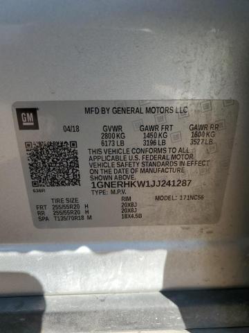 2018 CHEVROLET TRAVERSE L - 1GNERHKW1JJ241287