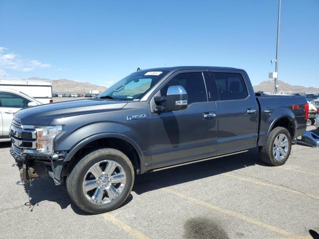 FORD F150 SUPER 2019 gray  gas 1FTEW1E47KFC46145 photo #1