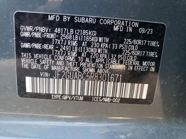 2024 SUBARU CROSSTREK - JF2GUABC5R8301671