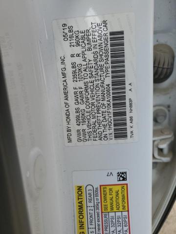 2019 HONDA ACCORD LX - 1HGCV1F10KA100604