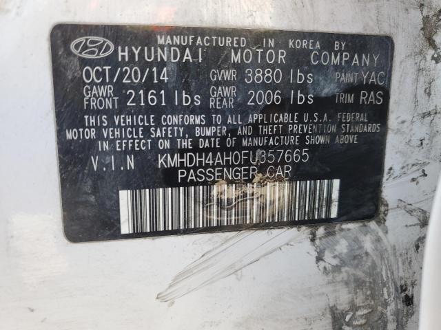 2015 HYUNDAI ELANTRA SE - KMHDH4AH0FU357665