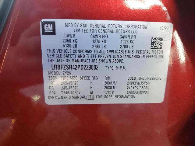 2023 BUICK ENVISION A LRBFZSR42PD229802